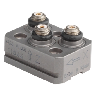HBK 4326-A-001型  微型三軸壓電電荷型加速度計(jì)，帶槽，不含電纜