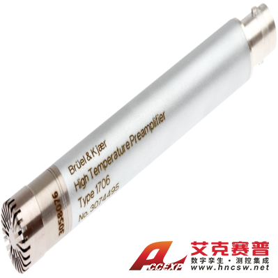 HBK 4966-H-041 型  配備CCLD前置放大器和BNC接頭的?英寸預極化自由場傳聲器， 可在高達125°C的溫度下運行