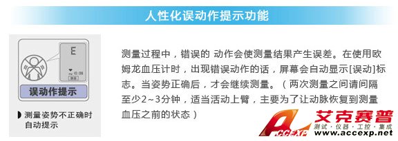 人性化誤動作提示功能 人性化誤動作提示功能