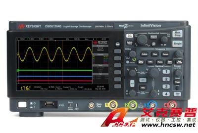 keysight是德 DSOX1204G 示波器：70/100/200 MHz，4 個模擬通道