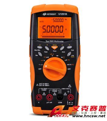 keysight是德 U1251B 手持式數字萬用表，4位半，基礎型